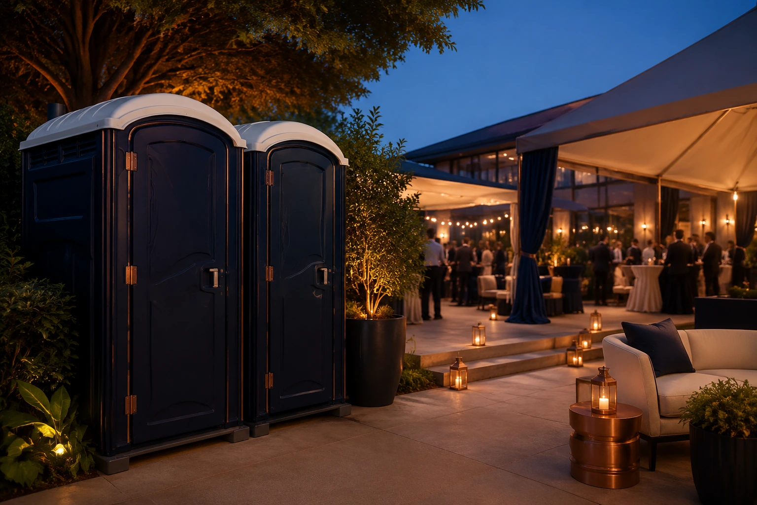Portable restroom rental planning for Rainier, WA